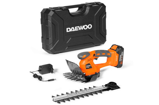 В расширенную комплектацию входит все необходимое для работы: • Насадка кусторез • Насадка ножницы • Аккумуляторная батарея 2,0 Ач • Зарядное устройство 1А • Контейнер для сбора травы • Кейс для хранения и транспортировки